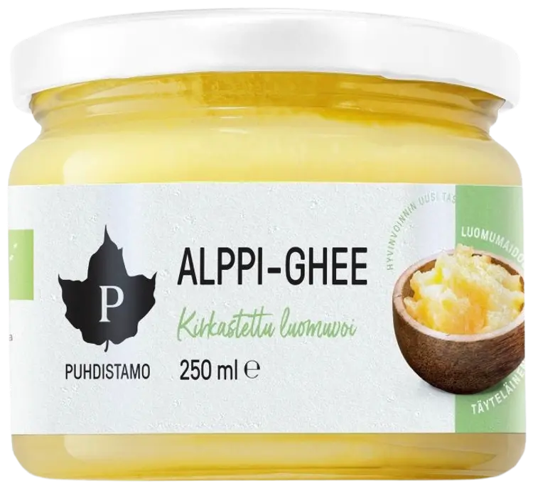 Puhdistamo Luomu Alppi-Ghee 250 g