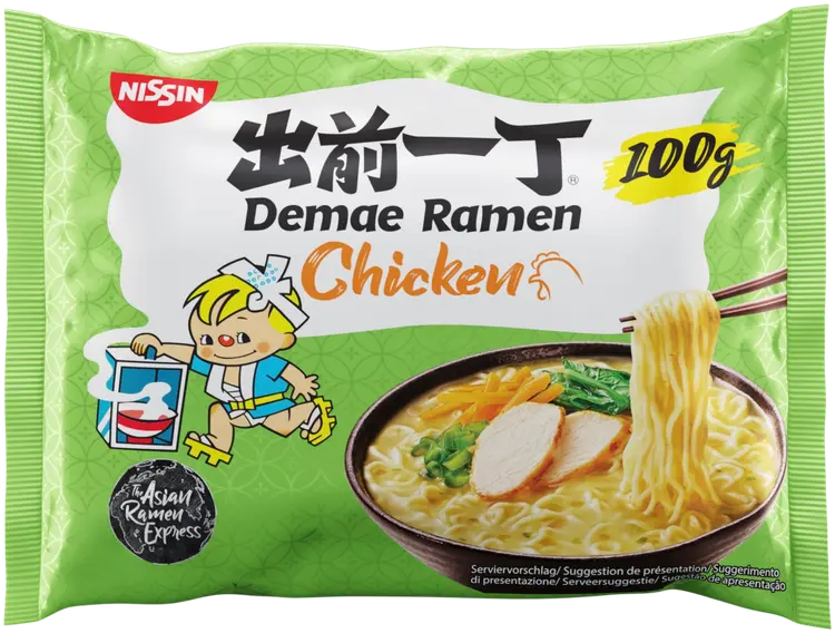 Nissin 100g Demae Ramen kananmakuinen nuudeli