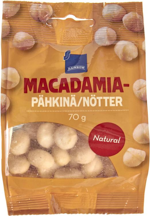 Rainbow macadamiapähkinä 70g