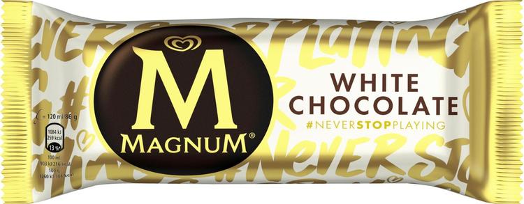 Magnum 86g/120ml White vanilja-valkosuklaa jäätelöpuikko