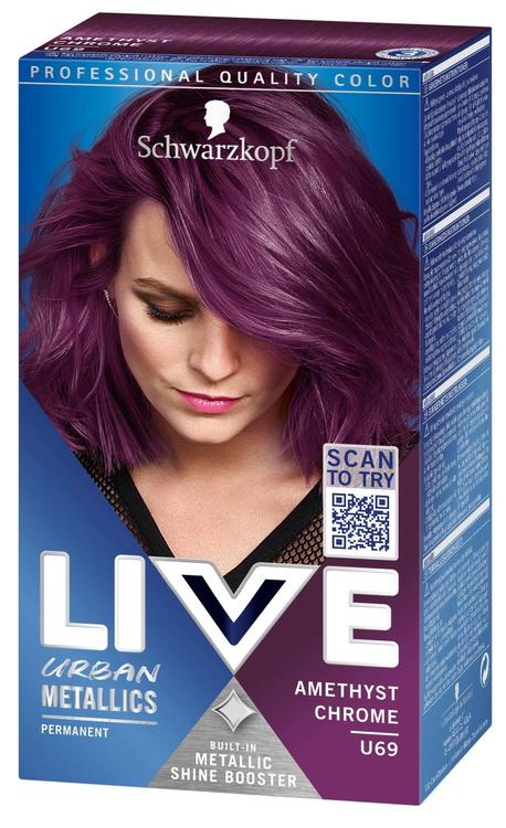 Schwarzkopf LIVE U69 Amethyst Chrome hiusväri