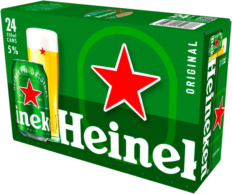 24 x Heineken olut 5% 0,33 l