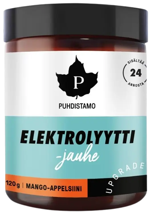 Puhdistamo Elektrolyyttijauhe Mango-Appelsiini 120 g