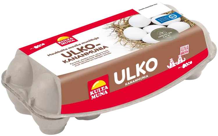 Kultamuna ulkokananmunia M/L 10