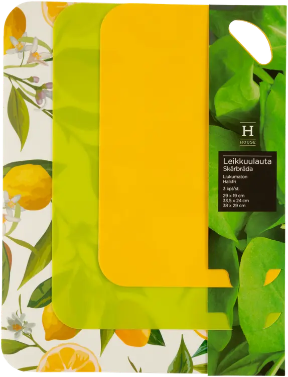 House leikkuulauta Sitruunat 3-pack