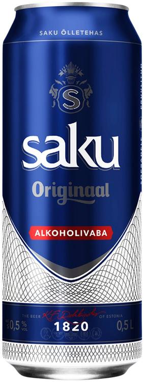 Saku Originaal alk.vaba õlu, 500ml