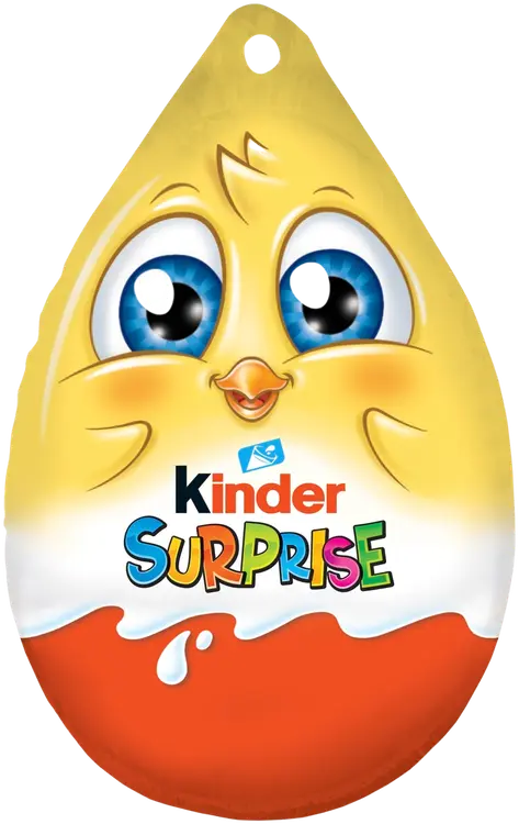 Kinder Surprise Hangable maitosuklaahahmo maitoisalla sisäpinnalla. sisältää lelun 20g Pääsiäinen