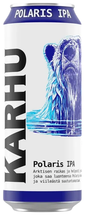 Karhu Polaris IPA olut 4,5 % tölkki 0,5 L