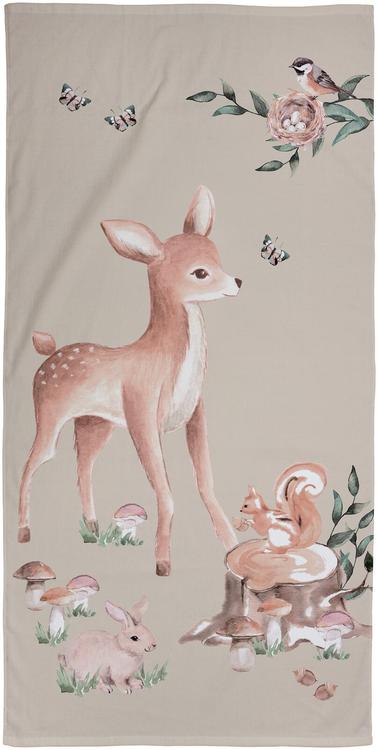 Ciraf lasten pyyhe Bambi 70x140 cm, beige