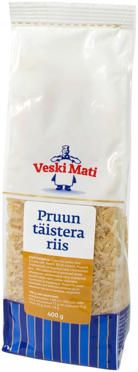 Veski mati pruun täistera riis 400 g