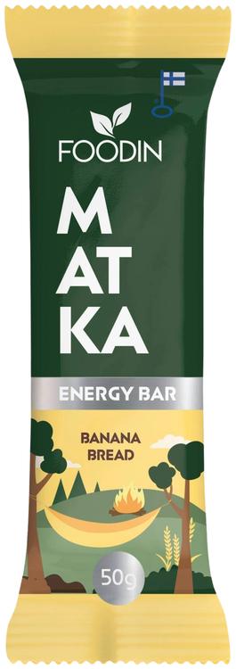 Foodin MATKA Energy Bar, Banana Bread, 50g