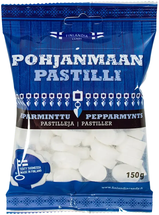Finlandia Candy Pohjanmaan pastilli 150g piparminttupastilleja