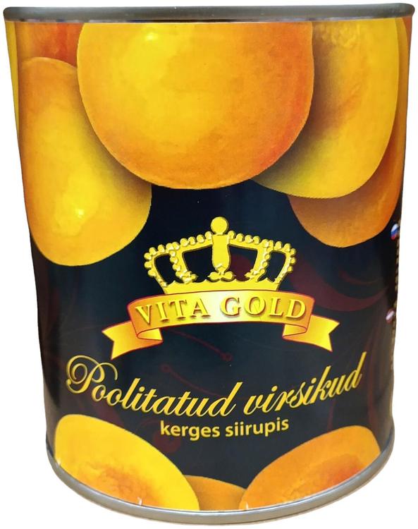 Vita gold poolitatud virsikud 850ml