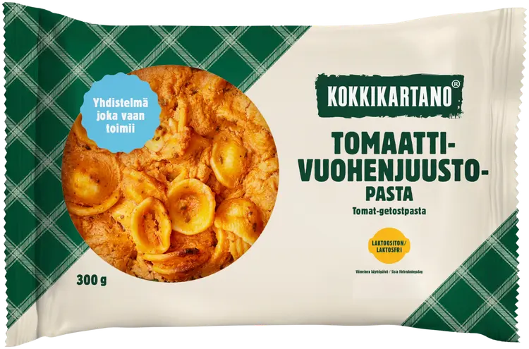 Kokkikartano Tomaatti-vuohenjuustopasta 300g