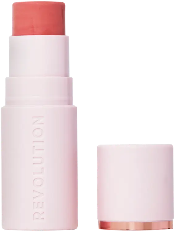 Makeup Revolution Skin Silk Marble poskipunapuikko 4,5g Peachy Pink