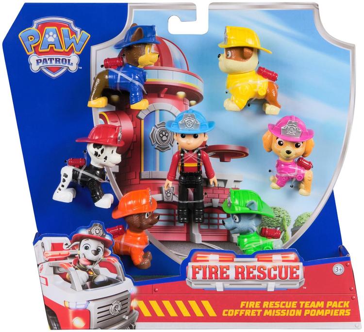 PAW PATROL PÄÄSTEKOMANDO 7 FIGUURI