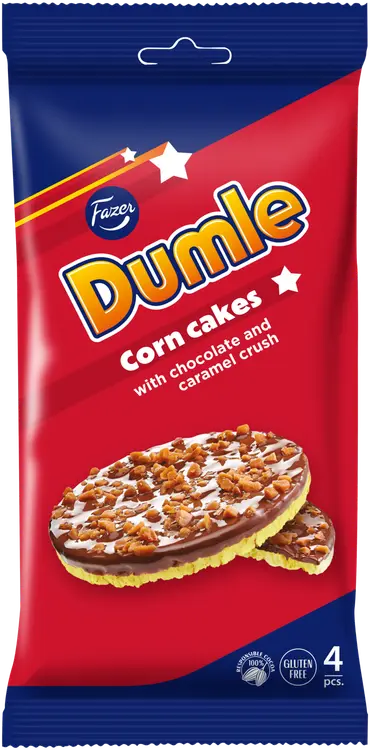 Fazer Dumle maissikakku 4 kpl 66g