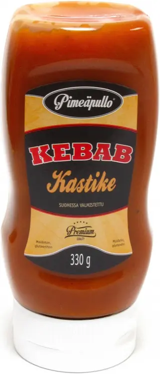 Pimeäpullo 330g Kebabkastike