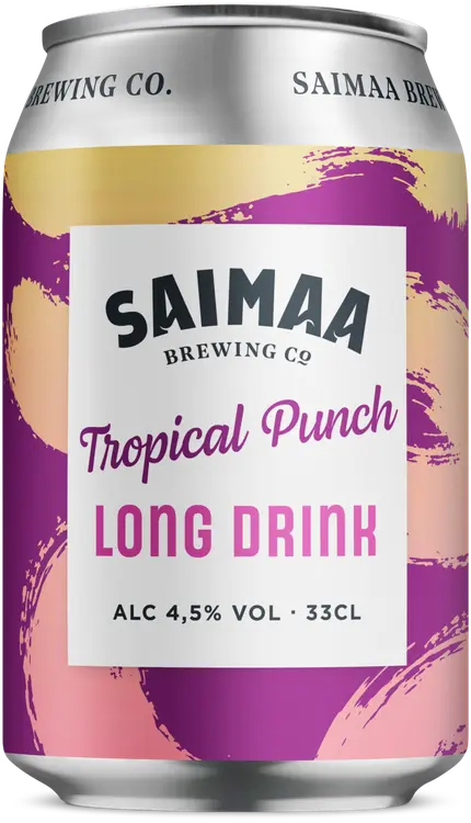 Saimaa Long Drink Tropical punch 4,5% 0,33l tölkki