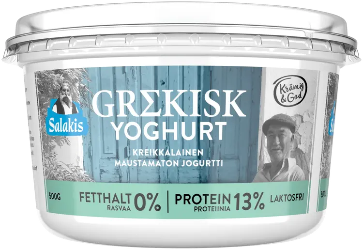 Salakis Kreikkalainen jogurtti 0% rasvaa 500g
