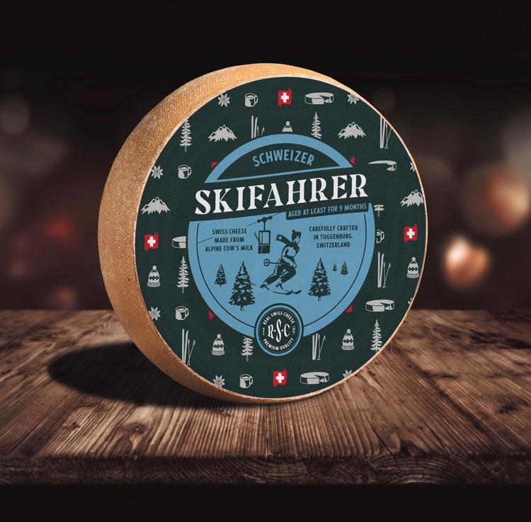 RSC Schweizer Skifahrer Extra kittipintainen alppijuusto 6 kg 9 kk