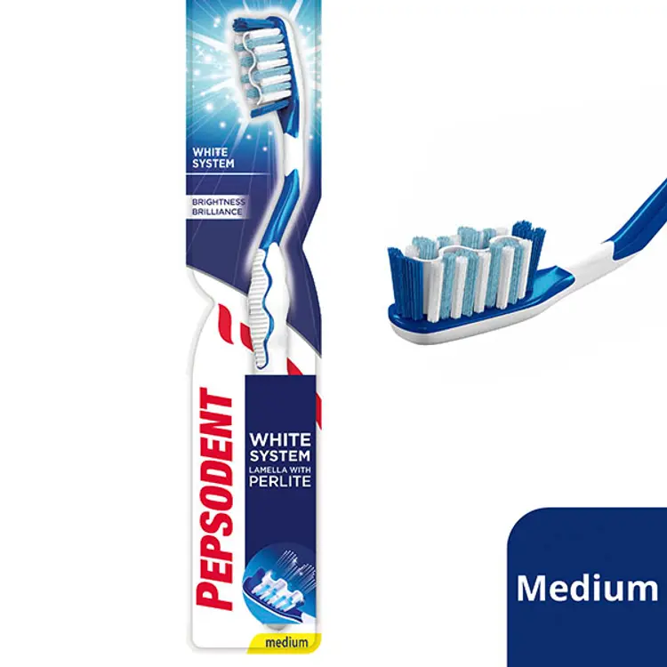 Pepsodent Hammasharja White System Medium