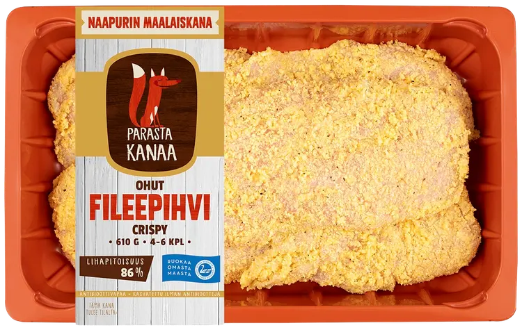 Naapurin Maalaiskanan ohutfileepihvi crispy 610g
