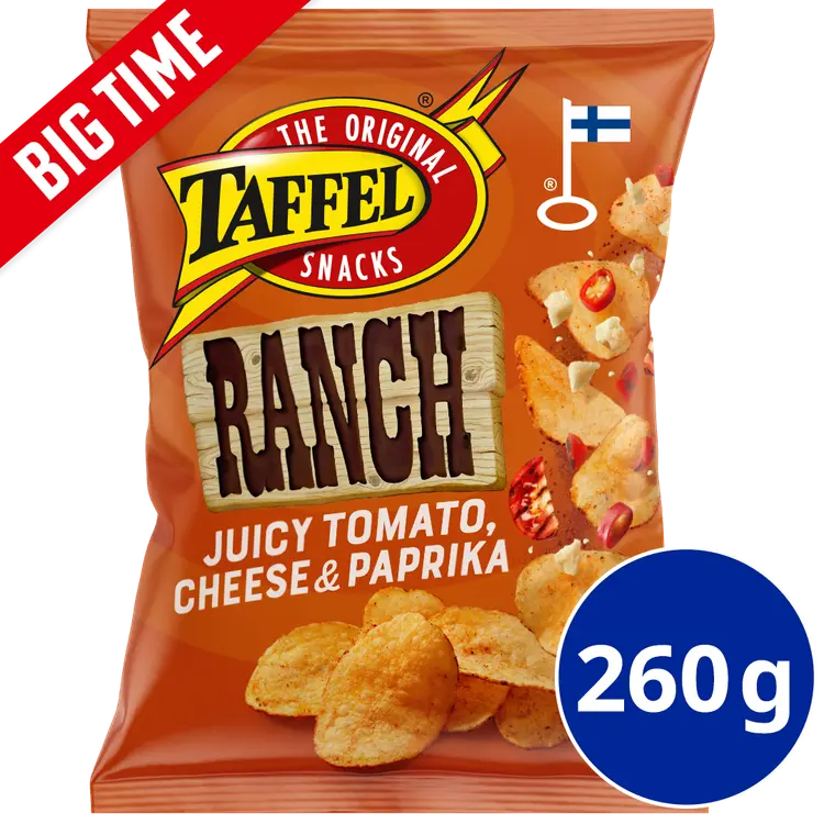 Taffel Ranch maustettu sipsi 260g