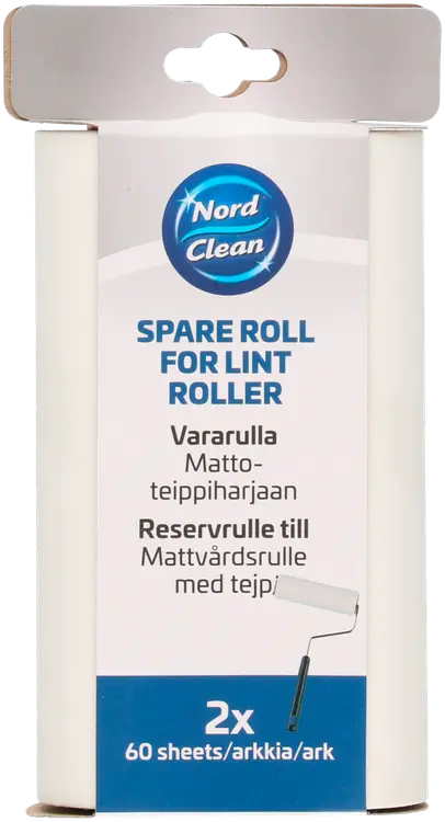 Nord Clean 2kpl vararulla mattoteippiharjaan