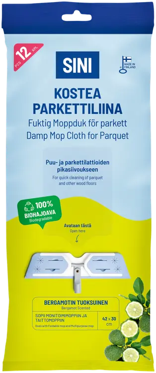 SINI Kostea parkettiliina 12 kpl