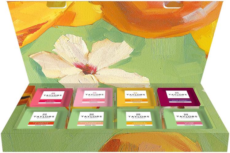 Taylors of Harrogate Assorted Green Teas and Fruit Infusions teelajitelma 48pss (8x6kpl)