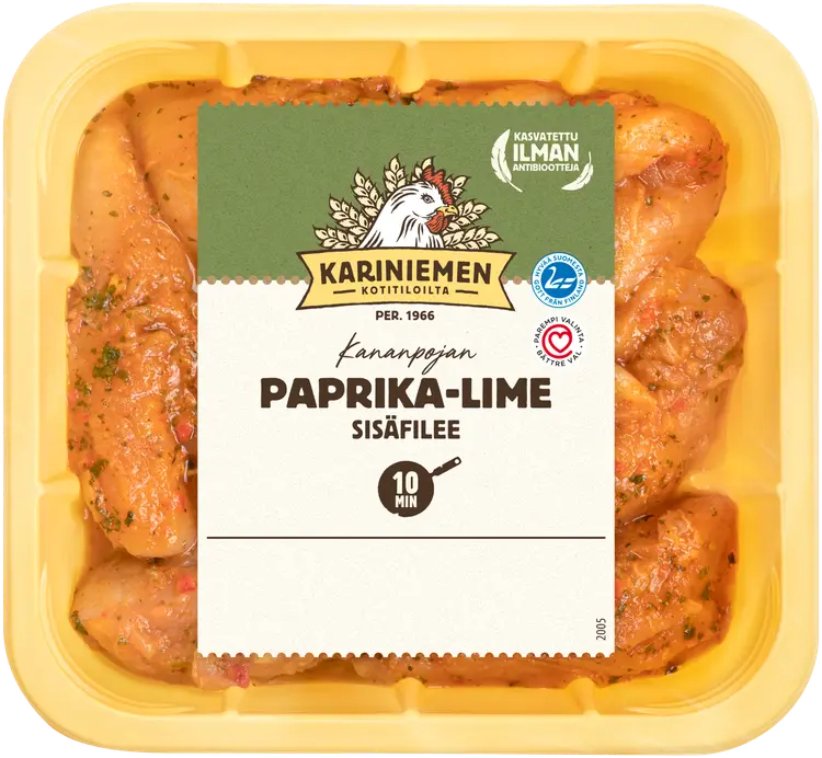 Kariniemen Kananpojan sisäfilee paprika-lime 400 g