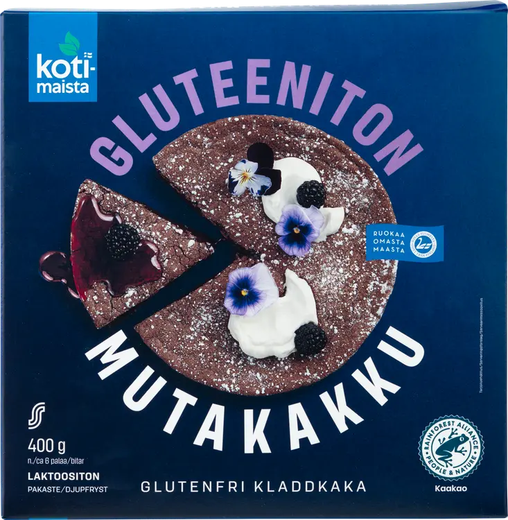Kotimaista gluteeniton mutakakku 400 g pakaste