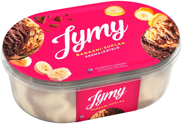 Jymy Banaani-Suklaa Kermajäätelö 900ml