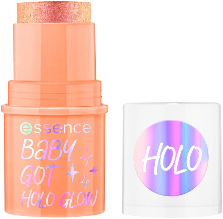 essence BABY GOT HOLO GLOW highlighter stick 10 Holy Apricotly 5 g