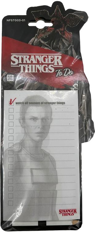 Stranger Things magneettinen muistilehtiö & lyijykynä