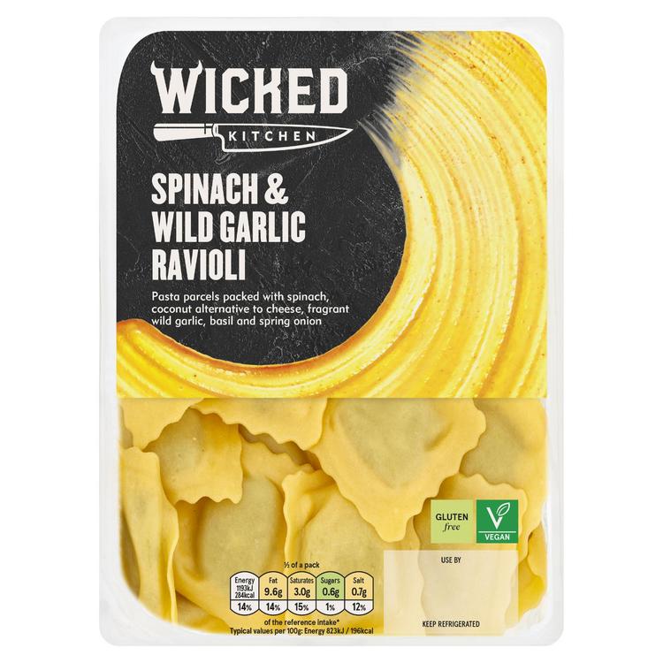 Wicked Kitchen - Asparagus&Peppercorn Ravioli 250g