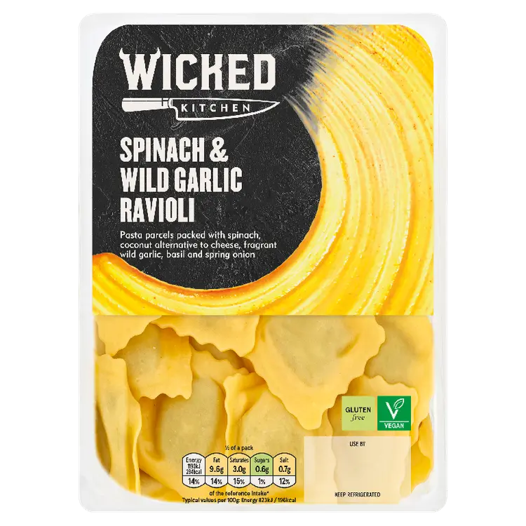 Wicked Kitchen - Asparagus&Peppercorn Ravioli 250g