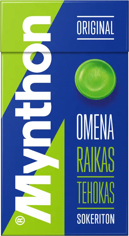 Mynthon Original Omena sokeriton +C kurkkupastilli 31g