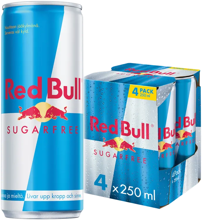 Red Bull Energiajuoma Sugarfree 4 x 250ml