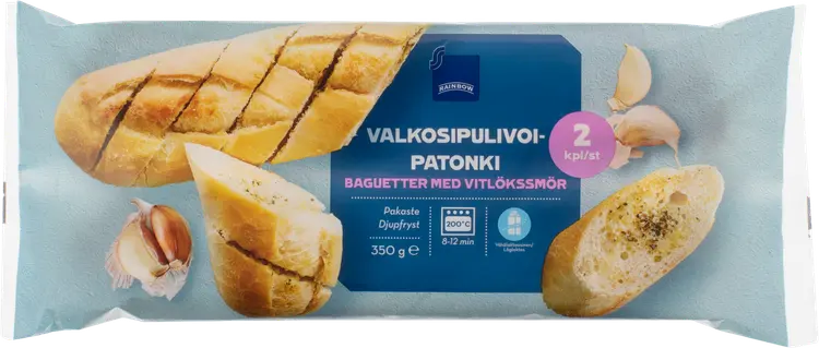 Rainbow 350g valkosipulivoipatonki 2kpl pakaste