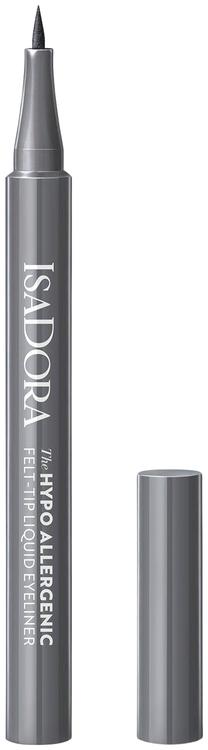 IsaDora Hypo-Allergenic Eyeliner 30 Black nestemäinen silmänrajaus 3 ml