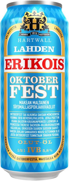 Lahden Erikois Oktoberfest olut 5,8% 0,5 l