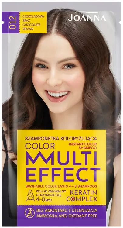 Joanna Multi Effect shampoo Chocolat Brown 012
