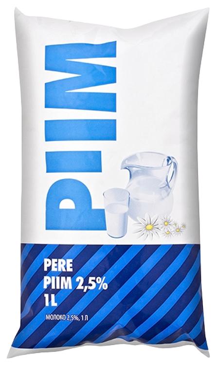 Pere piim 2,5% 1L kile