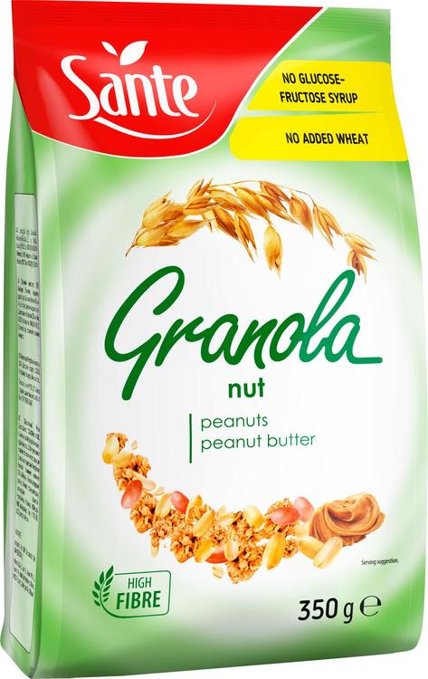 Krõbe müsli maapähklite ja maapähklikreemiga Granola 350 g