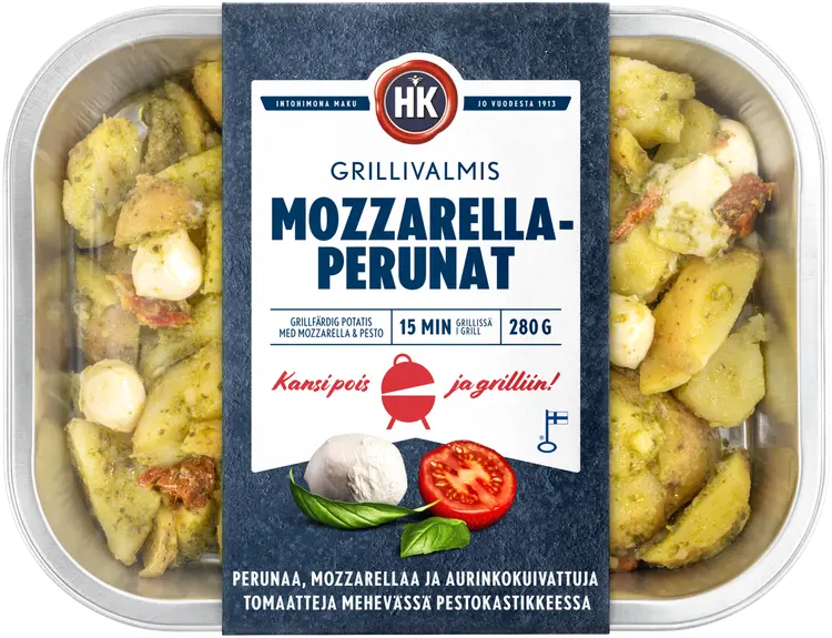HK Grillivalmis Mozzarellaperunat 280g