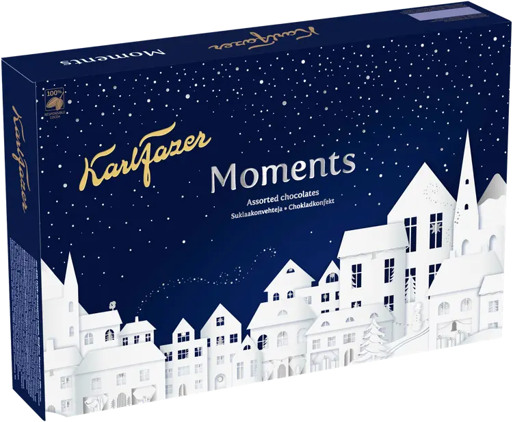 Karl Fazer Moments 2-kerrosta suklaakonvehteja 400g