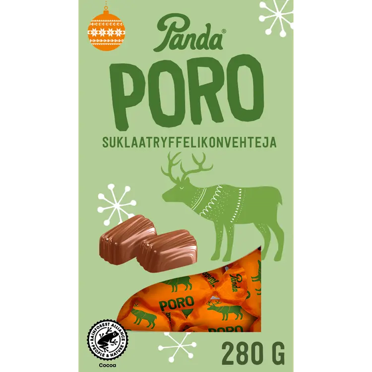 Panda Poro suklaatryffeli konvehti 280g