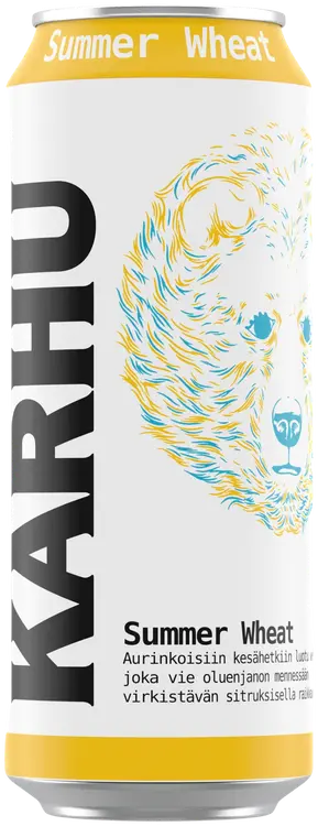 Karhu Summer Wheat olut 4,8 % tölkki 0,5 L